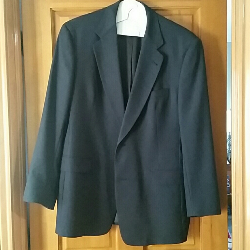 Dillards Mens Italian Woolβ Navy Sports Coat Size 42R